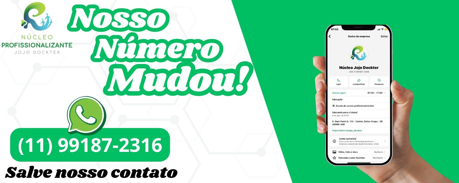 banner novo numero núcleo profissionalizante